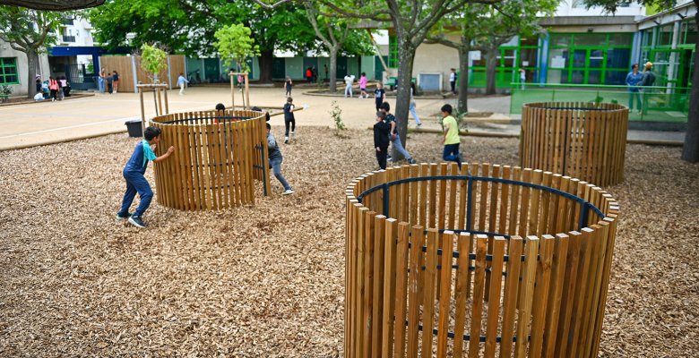 Cour aventure - Ecole élémentaire Jacques Brel