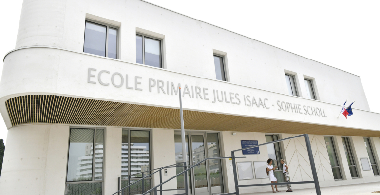 Façade - Ecole primaire Jules Isaac - Sophie Scholl