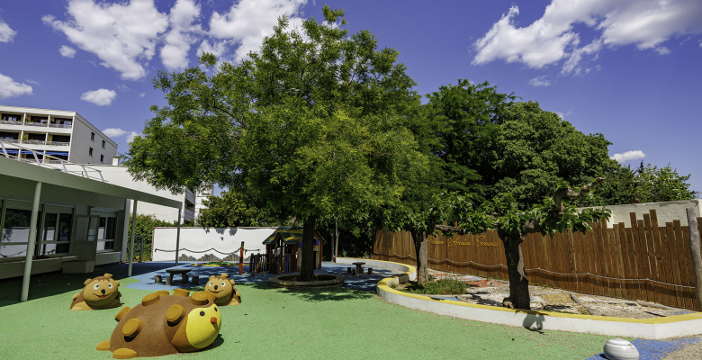 Cour aventure - Ecole maternelle Marcel Pagnol