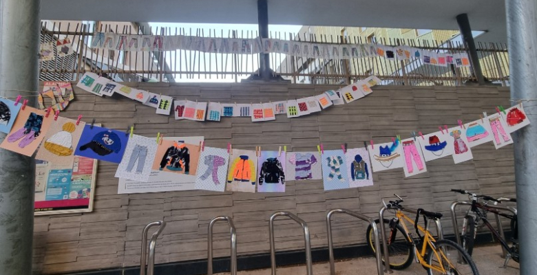 La Grande Lessive fête ses 20 ans à l’école Chengdu 