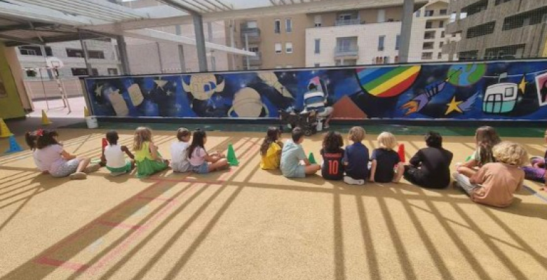 Une fresque inspirée et inspirante à l’école Chengdu 