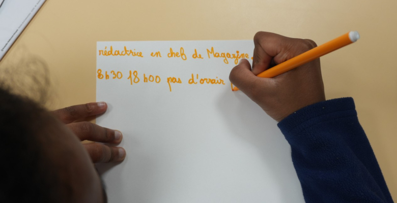 Un atelier journal avec une pro à l’ALSH Cité Mion 
