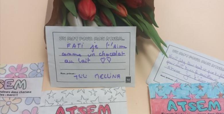 Un mot pour mon ATSEM