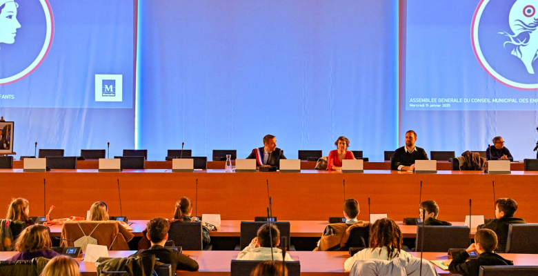 L’école Samuel Paty pour la première fois au Conseil municipal des enfants !