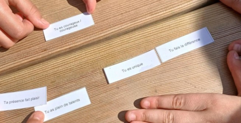petits mots pour la boîte à bonheur