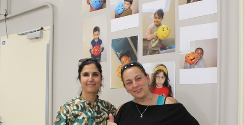 Les ATSEM Hayat et Laetitia