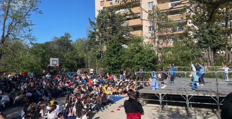 spectacle des élèves