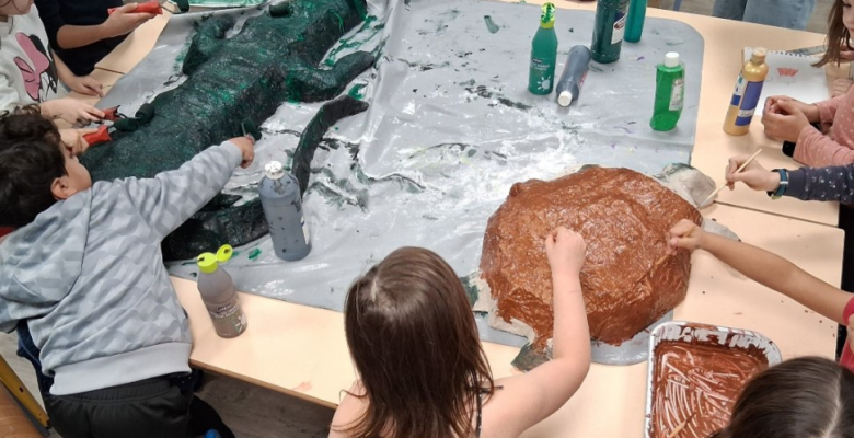 fabrication d'un crocodile