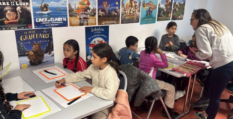 enfants en pleine préparation