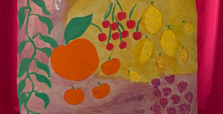 peinture fruits