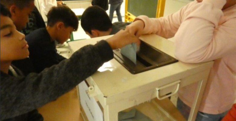 élèves qui votes