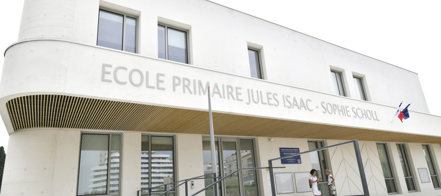 Façade - Ecole primaire Jules Isaac - Sophie Scholl