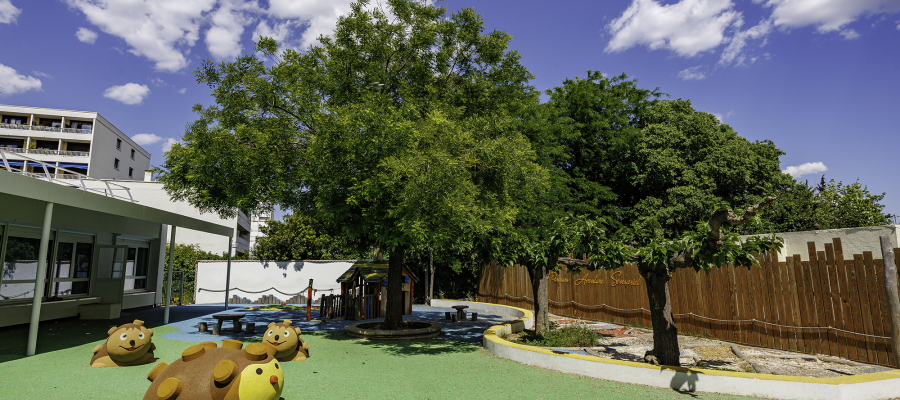 Cour aventure - Ecole maternelle Marcel Pagnol
